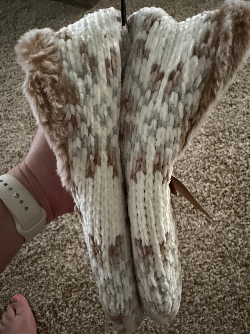 Dearfoams Chenille Slipper Socks Women’s size 4-10